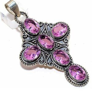 NEW - Kunzite Quartz Pendant - HOLIDAY SALE